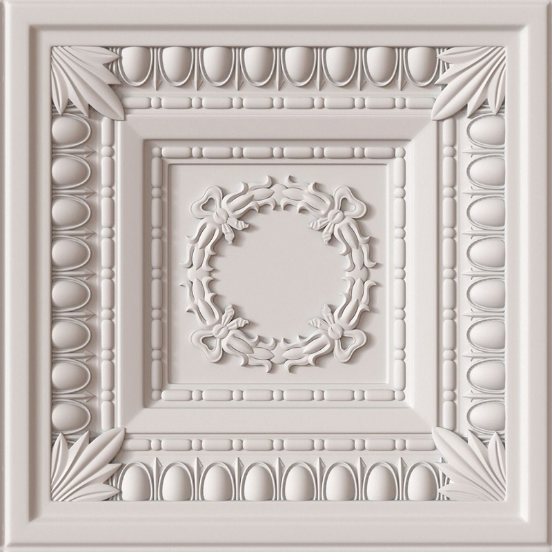 Elegant foamed ceramic Medallion Ceiling Decoration