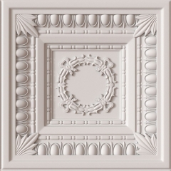 Elegant foamed ceramic Medallion Ceiling Decoration