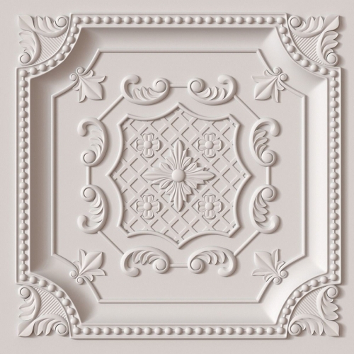 Retop architectural grade foamed ceramic contemporary ceiling medallion