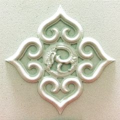 Art Deco Square foamed ceramic Ceiling Medallion
