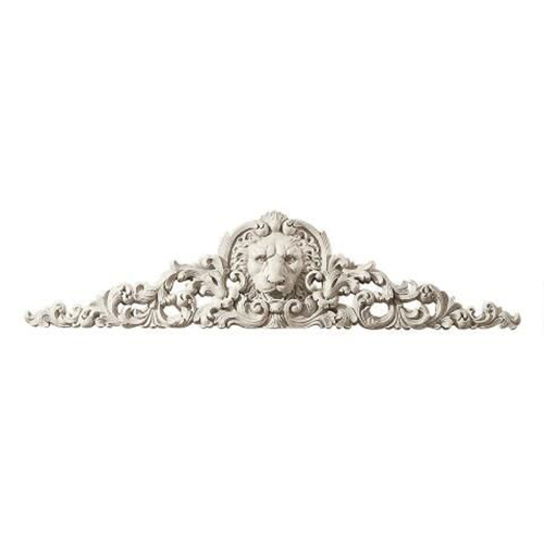 Remoulage Lion Sculptural Wall Pediment